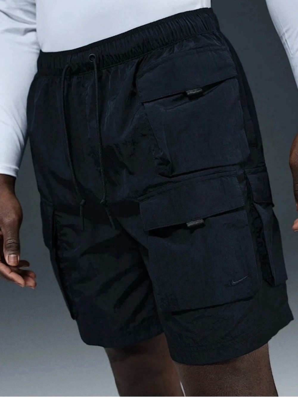 Nike Tech Woven Cargo Pockets Shorts Black